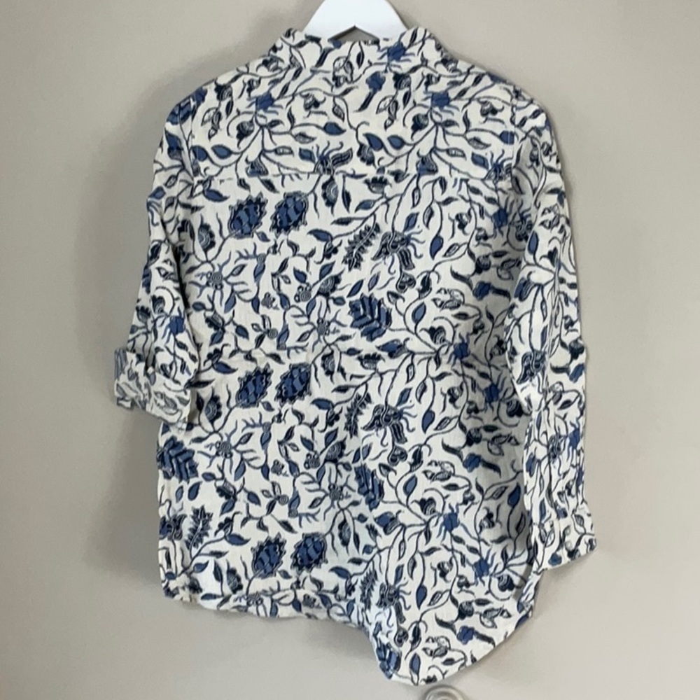 Rachel Zoe linen button up shirt - Picture 5 of 7